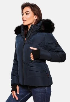 Navahoo Adele - Winterjas - Navy -Navahoo Mode Exporteren Winkel 8768a9b1fa9945aca53522b3b23c5f22