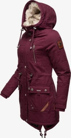 Navahoo Parkas Winterparka Honigfee Dames Bordeaux -Navahoo Mode Exporteren Winkel 88184d5833d64fcc505f3b0c0a11b81f