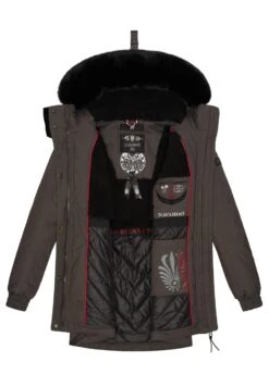Navahoo Olessaa - Winterjas - Dark Grey -Navahoo Mode Exporteren Winkel 89109480675847ac807a0b9a0fa39a19
