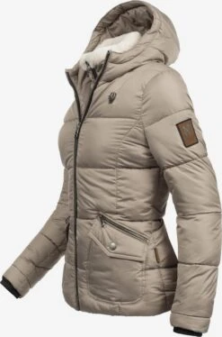 Navahoo Winterjassen Winterjas Megan Dames Beige -Navahoo Mode Exporteren Winkel 8ab710ca45d30f1b19f0bda08e0dccfa