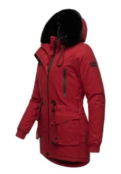 Navahoo Olessaa - Winterjas - Blood Red -Navahoo Mode Exporteren Winkel 8c578ee0cdf142b5a127082eaca90914