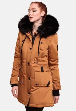 Navahoo Parkas Winterparka Luluna Dames Cognac -Navahoo Mode Exporteren Winkel 924a4e88f04574367003862f60cb77be
