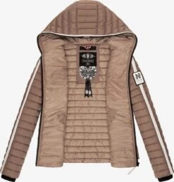 Navahoo Tussenjassen Tussenjas Kimuk Dames Lichtbruin -Navahoo Mode Exporteren Winkel 94053b46d2b98921910eb09bf8d4e48c