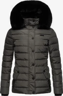 Navahoo Winterjassen Winterjas Milianaa Dames Antraciet -Navahoo Mode Exporteren Winkel 94824eb8a4b3181f51f19637714e09c3