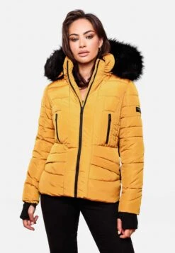 Navahoo Winterjassen Winterjas Adele Dames Safraan -Navahoo Mode Exporteren Winkel 95fc8afe9f3f1180945e2a6ca2caed23