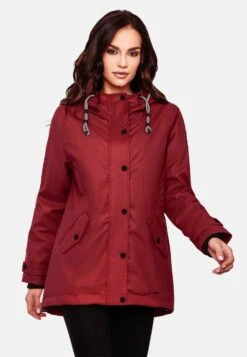 Navahoo Winterjassen Winterjas Lindraa Dames Donkerrood -Navahoo Mode Exporteren Winkel 979df4355270c5dd6c52cb4d4df8ec31