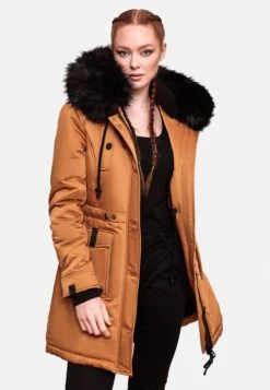 Navahoo Parkas Winterparka Luluna Dames Cognac -Navahoo Mode Exporteren Winkel 984c4cdccdf1683eedd741109d98b2c5