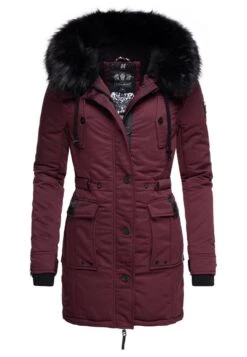 Navahoo Luluna - Winterjas - Burgundy -Navahoo Mode Exporteren Winkel 9a561215fab9404a8cce8dd0ba18db32