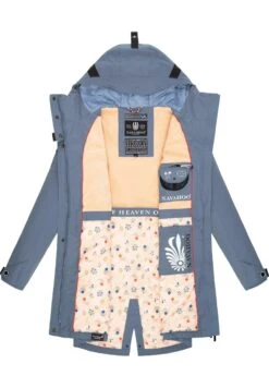 Navahoo Winterjas - Blue Melange -Navahoo Mode Exporteren Winkel 9a84cfdc351348c08d884e55c29a6c52