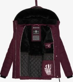 Navahoo Winterjassen Winterjas Milianaa Dames Aubergine -Navahoo Mode Exporteren Winkel 9d767e33859b939a058c53a6e0e6cdaa
