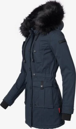 Navahoo Parkas Winterparka Luluna Dames Nachtblauw -Navahoo Mode Exporteren Winkel a12ab1c89c9ebde30db07c45a8039762
