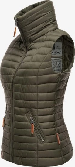 Navahoo Bodywarmers Bodywarmer Shadaa Dames Kaki -Navahoo Mode Exporteren Winkel a1461c19345c2b5baba1eed222c65277