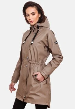 Navahoo Rainy Flower - Parka - Taupe -Navahoo Mode Exporteren Winkel a16b4110f78e4d1e91fcfc20890ac000