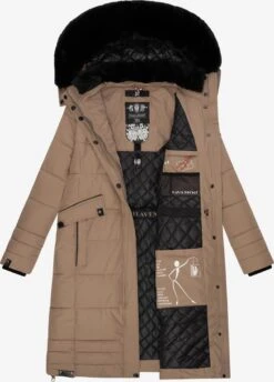 Navahoo Wintermantels Wintermantel Fahmiyaa Dames Lichtbruin -Navahoo Mode Exporteren Winkel a3a1bb14a43daac398085060e821cc96