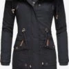 Navahoo Parkas Winterparka Rosinchen Dames Nachtblauw