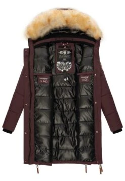Navahoo Halina - Winterjas - Dark Red Melange -Navahoo Mode Exporteren Winkel a458bbd867804d0ba76a92df4a121ec8