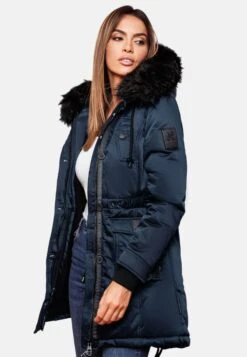 Navahoo Parkas Winterparka Dames Donkerblauw -Navahoo Mode Exporteren Winkel a4ae60b6bb578fe13df7e8e6fca83c6a