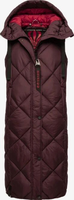 Navahoo Bodywarmers Bodywarmer Schnuckel Dames Bordeaux / Grenadine -Navahoo Mode Exporteren Winkel a56d639354c2a932a58cfb6cc8304c95