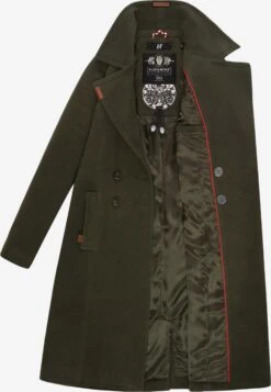 Navahoo Wintermantels Wintermantel Wooly Dames Donkergroen -Navahoo Mode Exporteren Winkel a5a73e60b4bfcde3be56105d2e84ccfa