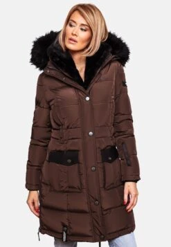 Navahoo Wintermantels Wintermantel Sinja Dames Chocoladebruin -Navahoo Mode Exporteren Winkel a6fc2e11d1fe282ae1ecad850ede1b0b