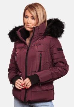 Navahoo Winterjassen Winterjas Adele Dames Robijnrood -Navahoo Mode Exporteren Winkel af54a6276bc4bdbe0e28bb9a90d6c2d2