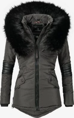 Navahoo Winterjassen Winterjas Nirvana Dames Donkergrijs
