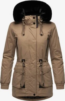 Navahoo Parkas Winterparka Dames Lichtbruin -Navahoo Mode Exporteren Winkel b37e94cf5773349a3e7504b76f280fc7