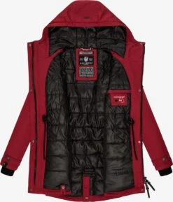 Navahoo Parkas Winterparka Dames Rood -Navahoo Mode Exporteren Winkel b40530469ced350fa6dbe083b75829db