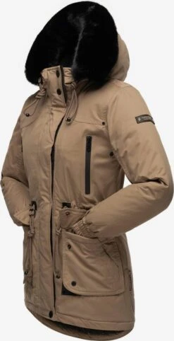 Navahoo Parkas Winterparka Dames Lichtbruin -Navahoo Mode Exporteren Winkel b4e955c05ffda0a3d657a0a14c53b8b1