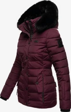 Navahoo Winterjassen Winterjas Milianaa Dames Aubergine -Navahoo Mode Exporteren Winkel b54e0d8fa3a036d0e4041fe6632fbfd6