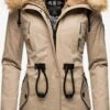 Navahoo Parkas Winterparka Bombii Dames Donkerbruin