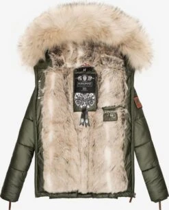 Navahoo Winterjassen Winterjas Tikunaa Dames Olijfgroen -Navahoo Mode Exporteren Winkel ba3667bc1614c0b315e33c74fb6a303c