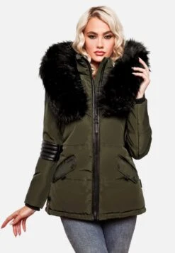 Navahoo Winterjassen Winterjas Nirvana Dames Olijfgroen -Navahoo Mode Exporteren Winkel bb544ed79675a982f8fe3fa2866ab148
