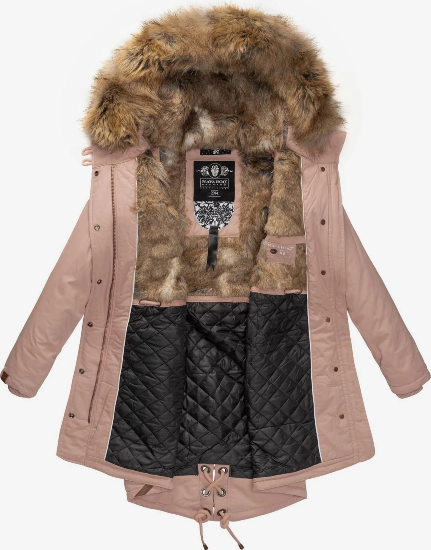 Navahoo Parkas Winterparka Rosinchen Dames Rosa 5 Navahoo Parkas Winterparka Rosinchen Dames Rosa - Afbeelding 5