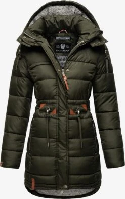 Navahoo Wintermantels Wintermantel Daliee Dames Donkergroen