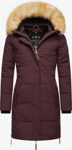 Navahoo Wintermantels Wintermantel Halina Dames Bordeaux