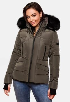 Navahoo Winterjassen Winterjas Adele Dames Taupe -Navahoo Mode Exporteren Winkel be47cb21ce28aeeac22cd08bf4d0ecde