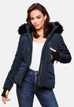 Navahoo Adele - Winterjas - Navy -Navahoo Mode Exporteren Winkel bfb32cfdf9454c00adf559acdd09e200