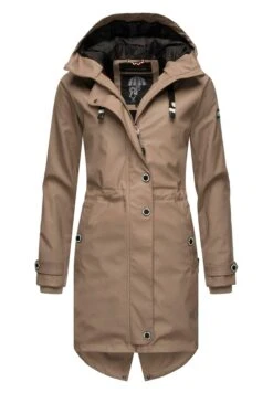 Navahoo Rainy Flower - Parka - Taupe -Navahoo Mode Exporteren Winkel c29044f6d4534806a107ce16707fc2ba