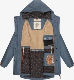 Navahoo Regenmantels Tussenmantel Rainy Forest Dames Duifblauw -Navahoo Mode Exporteren Winkel c4c926fd6bae9e56d086866f31dae21e