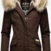 Navahoo Parkas Winterparka Cristal Dames Bruin