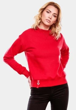 Navahoo Sweatshirts Sweatshirt Dames Rood -Navahoo Mode Exporteren Winkel cad3c7c54c831bd23fdbaae14b7c34de