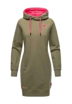 Navahoo Jurk - Dusty Olive Melange -Navahoo Mode Exporteren Winkel cb771dab5ef94e2a8c47bb8ad9e5b3d6