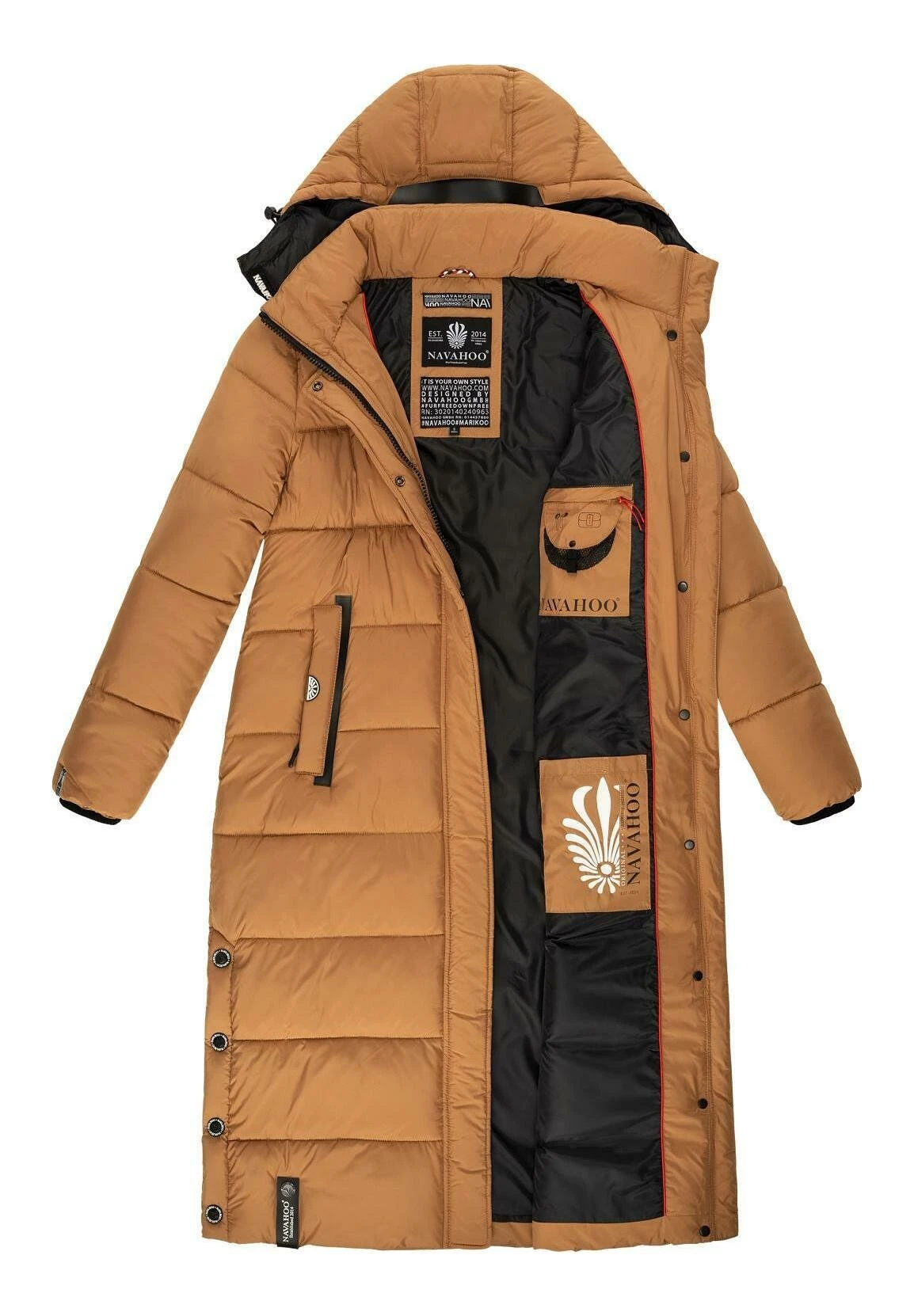 Navahoo Isalie - Winterjas - Camel 4 Navahoo Isalie - Winterjas - Camel - Afbeelding 4