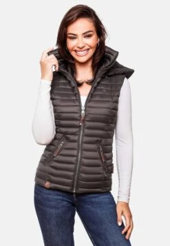 Navahoo Bodywarmers Bodywarmer Shadaa Dames Antraciet -Navahoo Mode Exporteren Winkel d07862de883314ed6a5f058921308f3c