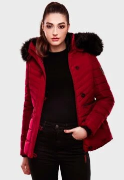 Navahoo Winterjassen Winterjas Wisteriaa Dames Vuurrood -Navahoo Mode Exporteren Winkel d1adb2464aef1fe33a9b12375aa92656