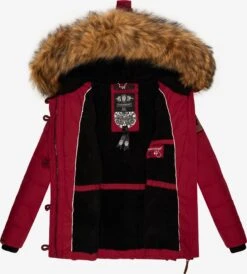 Navahoo Winterjassen Winterjas Zoja Dames Rood -Navahoo Mode Exporteren Winkel d3d9b35a6dbbba3c73f1f2ce4309878d