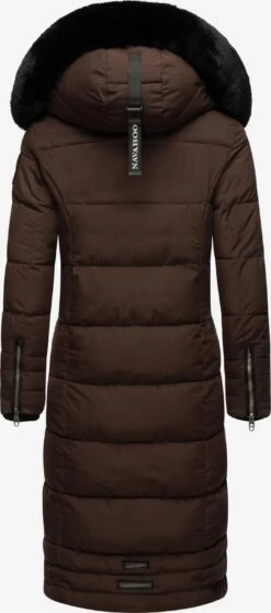 Navahoo Wintermantels Wintermantel Fahmiyaa Dames Donkerbruin -Navahoo Mode Exporteren Winkel d43c5ae8d086cbf879813094e922c145