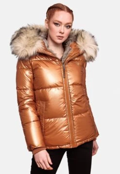 Navahoo Winterjassen Winterjas Tikunaa Dames Bruin -Navahoo Mode Exporteren Winkel d54cf98d993a84865520bd2968363c79