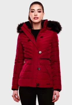Navahoo Winterjassen Winterjas Wisteriaa Dames Vuurrood -Navahoo Mode Exporteren Winkel d5623300efbbbf94aa3252a2b3a52a21